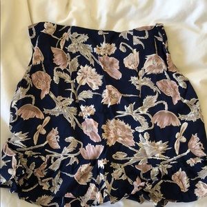 Flynn Skye floral pemplum skirt Xs